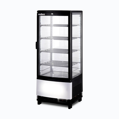 Bromic Countertop Fridge – 98L – 1 Door – Curved Glass - CT0100G4BC-NR